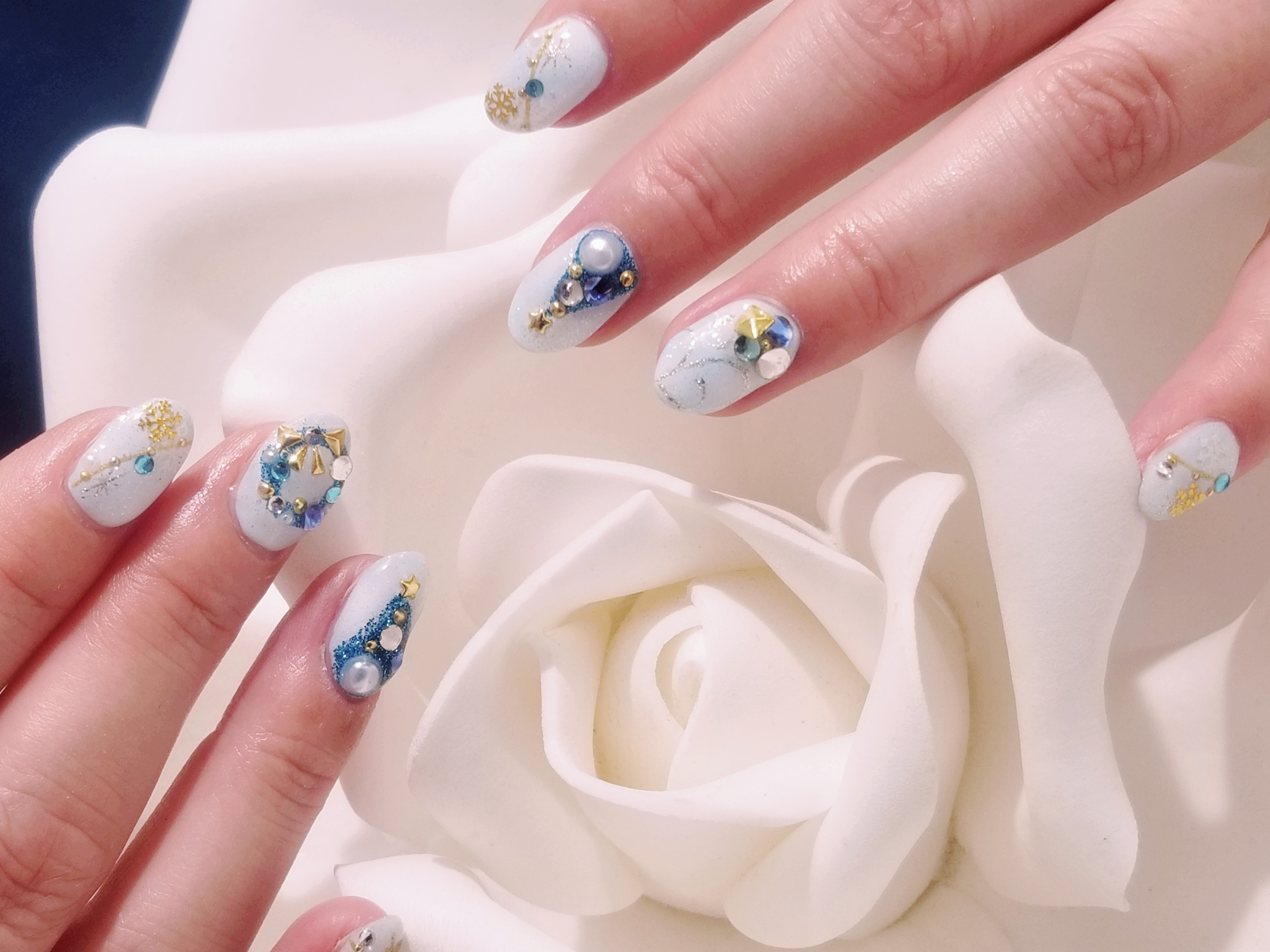 クリスマスネイル Keep Nail Salon 完全プライベートのパラジェルネイルサロン